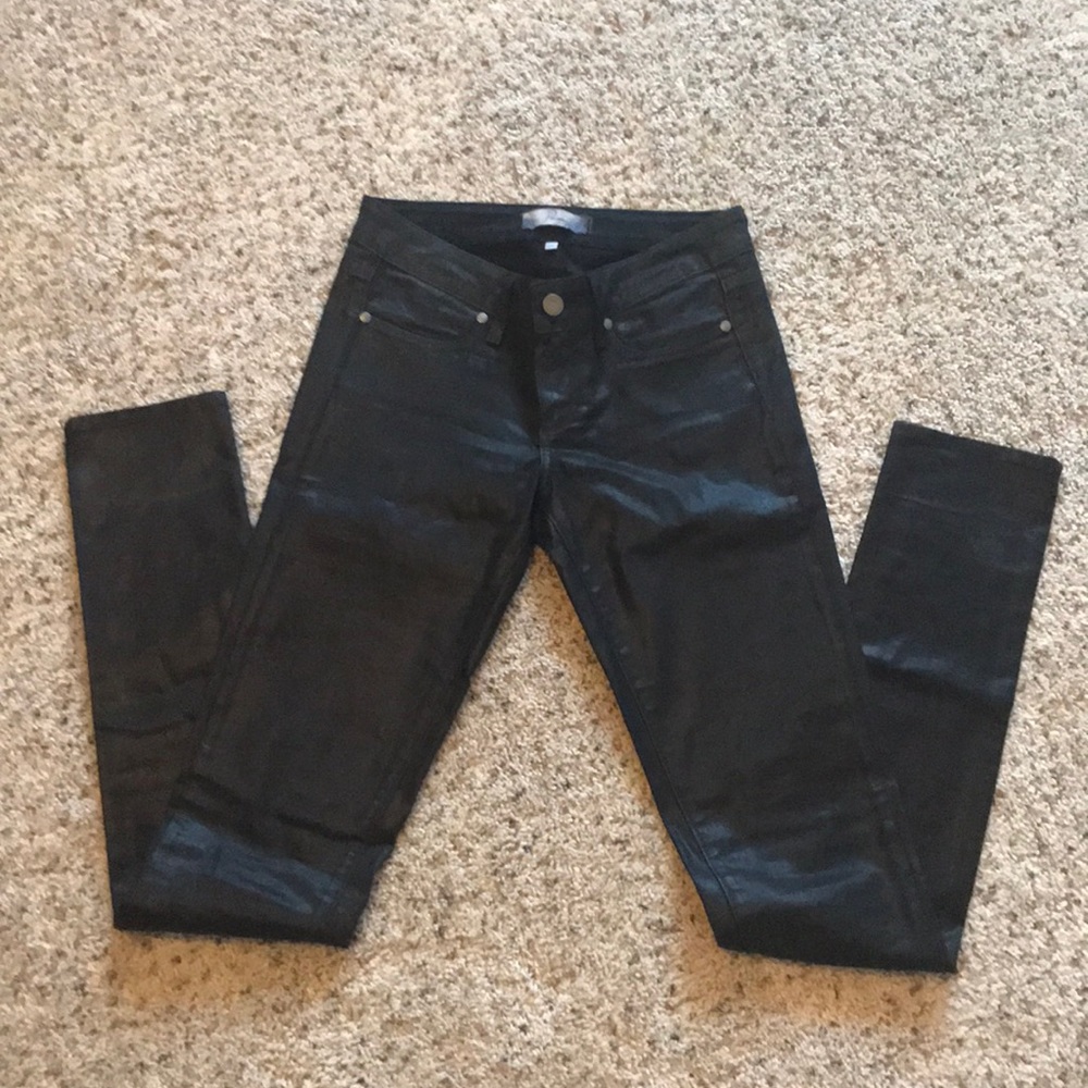 Paige jeans size 25 Black with wash